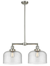 Mid. Chandeliers Glass Down by Innovations ( 405 | 209-SN-G74-L-LED Franklin Restoration ) 