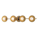 Bathroom Fixtures Four Lights by Hudson Valley ( 70 | 9804-AGB Julien ) 