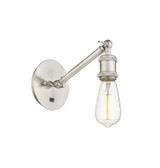 Sconces Single Glass by Innovations ( 405 | 317-1W-SN Ballston ) 