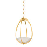 Foyer/Hall Lanterns Glass w/Frame by Hudson Valley ( 70 | 4313-AGB Lloyd ) 