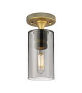 Semi-Flush Mts. Glass Down by Innovations ( 405 | 434-1F-BB-G434-7SM Downtown Urban ) 