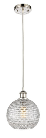 Mini Pendants Glass Down by Innovations ( 405 | 516-1P-PN-G122C-8CL Ballston ) 
