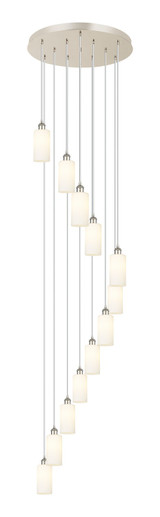 Pendants Multi-port/Cascade by Innovations ( 405 | 126B-12P-PN-G434-7WH Downtown Urban ) 