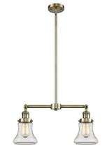 Mid. Chandeliers Glass Down by Innovations ( 405 | 209-AB-G192 Franklin Restoration ) 