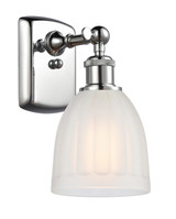 Sconces Single Glass by Innovations ( 405 | 516-1W-PC-G441 Ballston ) 