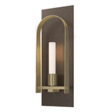 Sconces Single Glass by Hubbardton Forge ( 39 | 201070-SKT-05-86-FD0462 Triomphe ) 
