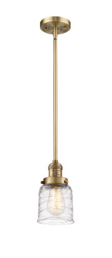 Mini Pendants Glass Down by Innovations ( 405 | 201S-BB-G513-LED Franklin Restoration ) 