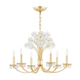 Mid. Chandeliers Candle by Hudson Valley ( 70 | 4430-AGB Beaumont ) 