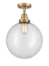 Flush Mounts Glass Down by Innovations ( 405 | 447-1C-BB-G202-12-LED Caden ) 