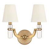 Sconces Double Candle by Hudson Valley ( 70 | 982-AGB-WS Dayton ) 