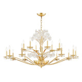 Large Chandeliers Candle by Hudson Valley ( 70 | 4452-AGB Beaumont ) 