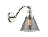 Sconces Single Glass by Innovations ( 405 | 515-1W-PN-G43-LED Franklin Restoration ) 