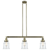 Linear/Island 3 Light Bar by Innovations ( 405 | 213-AB-G182-LED Franklin Restoration ) 