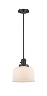 Mini Pendants Glass Down by Innovations ( 405 | 201CSW-BK-G71-LED Franklin Restoration ) 
