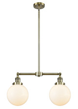 Linear/Island 2 Light Bar by Innovations ( 405 | 209-AB-G201-8-LED Franklin Restoration ) 