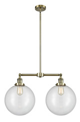 Linear/Island 2 Light Bar by Innovations ( 405 | 209-AB-G202-12-LED Franklin Restoration ) 