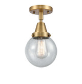 Flush Mounts Glass Down by Innovations ( 405 | 447-1C-BB-G204-6-LED Caden ) 