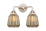 Bathroom Fixtures Two Lights by Innovations ( 405 | 288-2W-PN-G146-LED Nouveau 2 ) 
