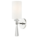 Sconces Single Candle by Hudson Valley ( 70 | 9951-PN Birch ) 