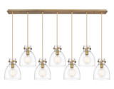 Linear/Island 4 Light + by Innovations ( 405 | 127-410-1PS-BB-G412-8CL Downtown Urban ) 