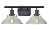 Bathroom Fixtures Two Lights by Innovations ( 405 | 516-2W-BK-G132-LED Ballston ) 