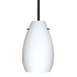 Mini Pendants Glass Down by Besa ( 74 | 1TT-412607-BK Besa Pera 9 Stem Pendant ) 