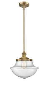 Pendants Glass Down by Innovations ( 405 | 201S-BB-G544-LED Franklin Restoration ) 