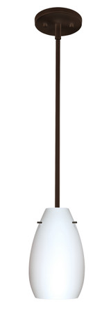 Mini Pendants Glass Down by Besa ( 74 | 1TT-412607-LED-BR Pera ) 