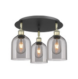 Semi-Flush Mts. Multi-port/Cluster by Innovations ( 405 | 516-3C-BAB-G558-6SM Ballston ) 