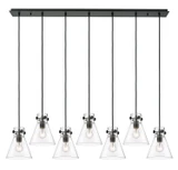 Linear/Island 4 Light + by Innovations ( 405 | 127-410-1PS-BK-G411-8CL Downtown Urban ) 