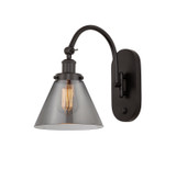 Sconces Single Glass by Innovations ( 405 | 918-1W-OB-G43-LED Franklin Restoration ) 
