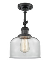 Semi-Flush Mts. Glass Down by Innovations ( 405 | 201F-BK-G72 Franklin Restoration ) 