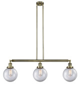 Linear/Island 3 Light Bar by Innovations ( 405 | 213-AB-G202-8 Franklin Restoration ) 