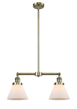 Mid. Chandeliers Glass Down by Innovations ( 405 | 209-AB-G41-LED Franklin Restoration ) 