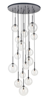 Mid. Chandeliers Multi-Port/Cascade by Avenue Lighting ( 192 | HF4266-BK Delilah ) 