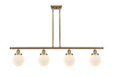 Linear/Island 4 Light + by Innovations ( 405 | 916-4I-BB-G201-6-LED Ballston Urban ) 