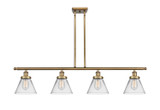 Linear/Island 4 Light + by Innovations ( 405 | 916-4I-BB-G42 Ballston Urban ) 