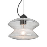 Mini Pendants Glass Down by Besa ( 74 | 1KX-ZENCL-EDIL-BK Besa Zen Cable Pendant ) 