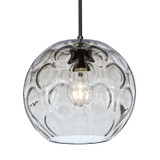 Mini Pendants Glass Down by Besa ( 74 | 1JT-BOMYCL-EDIL-BK Besa Bombay Pendant ) 