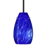 Mini Pendants Glass Down by Besa ( 74 | 1TT-412686-LED-BK Besa Pera 9 Stem Pendant ) 