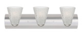 Bathroom Fixtures Three Lights by Besa ( 74 | 3WZ-NICO5GL-LED-SN Nico ) 