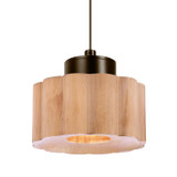 Mini Pendants Other by Besa ( 74 | 1XC-KAONA-LED-BR Besa Kao Pendant ) 