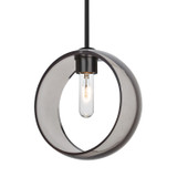 Mini Pendants Glass Down by Besa ( 74 | 1TT-MANASM-BK-NI Besa Mana Stem Pendant ) 
