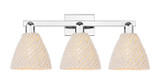 Bathroom Fixtures Three Lights by Innovations ( 405 | 716-3W-PC-NBD-75-NAT Arcadia ) 