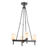 Mid. Chandeliers Glass Up by Alora ( 452 | PD338422UBAR Lucian ) 
