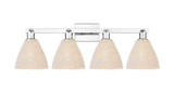 Bathroom Fixtures Four Lights by Innovations ( 405 | 716-4W-PC-NBD-75-NAT Arcadia ) 