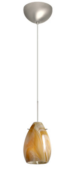 Mini Pendants Glass Down by Besa ( 74 | 1XC-1713HN-LED-SN Pera ) 