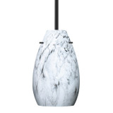 Mini Pendants Glass Down by Besa ( 74 | 1TT-4126MG-BK Besa Pera 9 Stem Pendant ) 