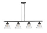 Linear/Island 4 Light + by Innovations ( 405 | 916-4I-BK-G42-LED Ballston Urban ) 