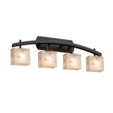 Bathroom Fixtures Four Lights by Justice Designs ( 102 | ALR-8594-55-DBRZ-LED4-2800 Alabaster Rocks ) 